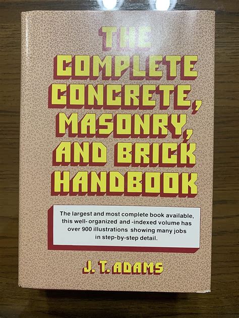 The complete concrete masonry and brick handbook. - 1986 25 hp johnson repair manual.
