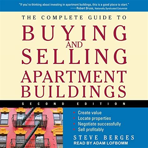 The complete guide to buying and selling apartment buildings 2nd. - Samsung 740n lcd monitor service manual.