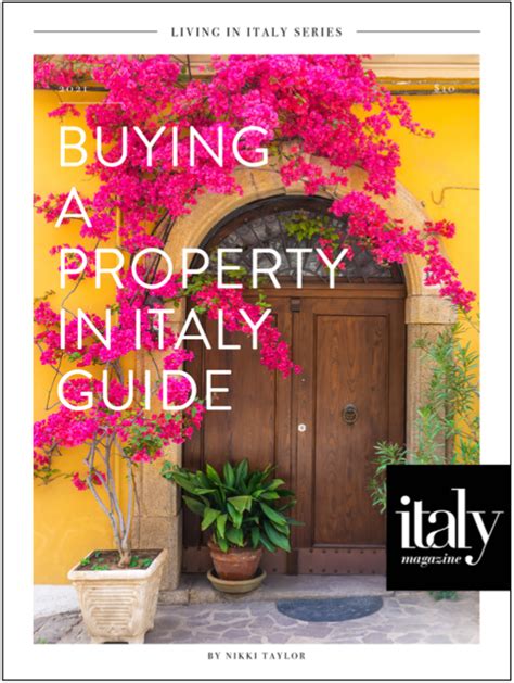The complete guide to buying property in italy. - Staccato cultuur, flexibele maatschappij en verzorgende staat.