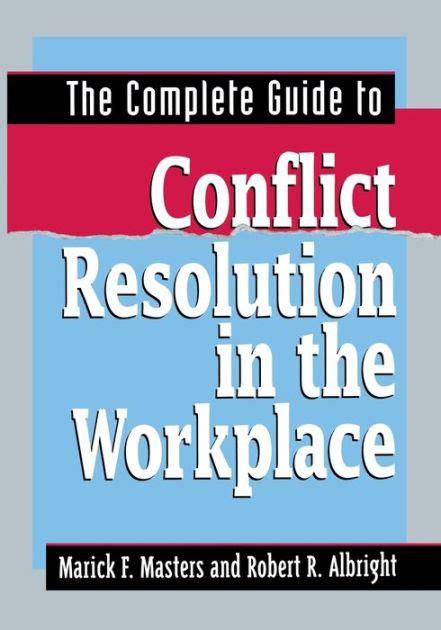 The complete guide to conflict resolution in the workplace. - What is life a guide to biology third edition.
