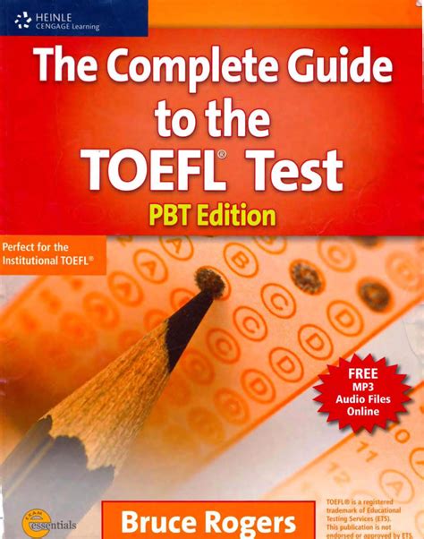 The complete guide to the toefl test pbt audio cd. - The essential handbook for selling a home.