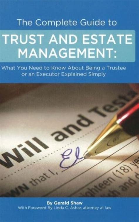 The complete guide to trust and estate management by gerald shaw. - Suzuki gsf400 bandit v manual gratis.