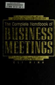 The complete handbook of business meetings. - Manuel de réparation ciera 88 oldsmobile cutlass.