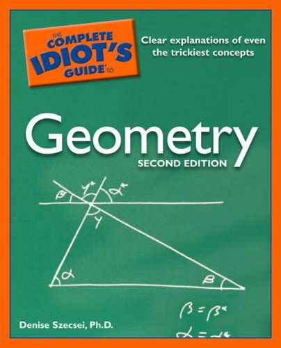 The complete idiot apos s guide to geometry 2nd edition. - Livestrong 9 9t 12 9t bedienungsanleitung.