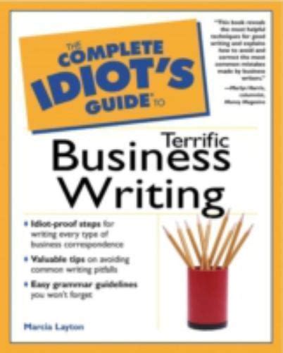 The complete idiot s guide to terrific business writing. - Genevois collectionnent aspects de l'art d'aujourd'hui, 1970-1980.