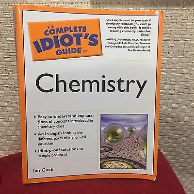 The complete idiots guide to chemistry. - Engineering mechanics statics 6th edition meriam kraige solution manual.