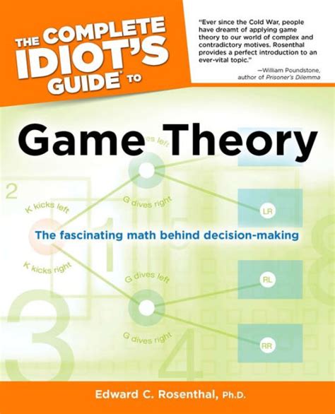 The complete idiots guide to game theory edward c rosenthal. - Manuale di istruzioni per l'idropulitrice northstar.
