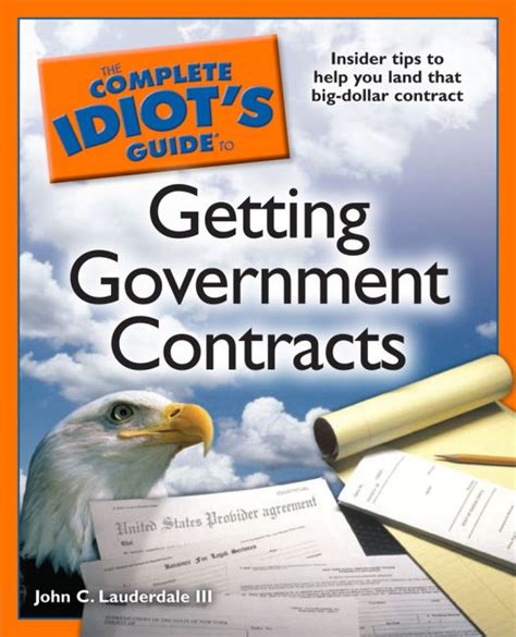 The complete idiots guide to getting government contracts. - El manual del ingeniero de confiabilidad certificado segunda edición.