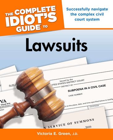 The complete idiots guide to lawsuits by victoria green j d. - Ingersoll rand service manuals type voc.
