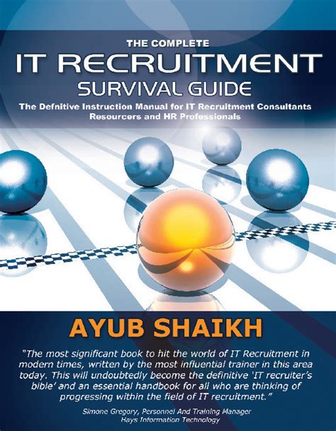 The complete it recruitment survival guide by ayub shaikh. - Black decker 6 bench grinder manual.