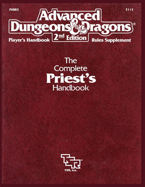 The complete priests handbook second edition advanced dungeons dragons players handbook rules supplement 2113. - Guide to prepositions english to spanish.