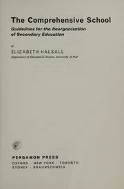 The comprehensive school by elizabeth halsall. - Doing disability differently an alternative handbook on architecture dis ability and designing for everyday.