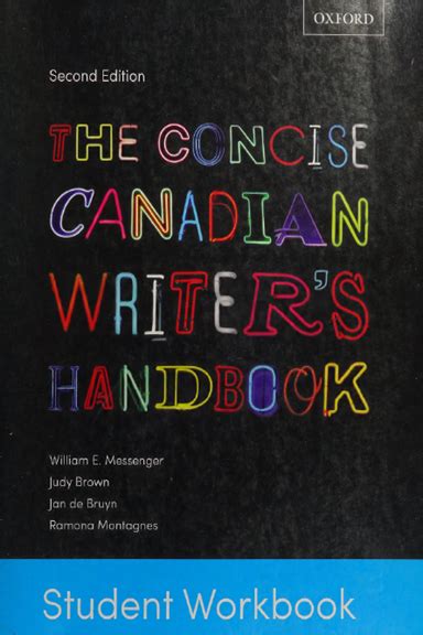 The concise canadian writers handbook second edition student workbook. - Baseball prospectus 2007 the essential guide to the 2007 baseball season.