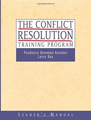 The conflict resolution training program leaders manual. - Po chu i po chu i selected poems.