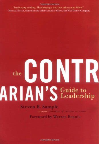 The contrarians guide to leadership steven b sample. - Sabor agrio en la cultura mazahua.
