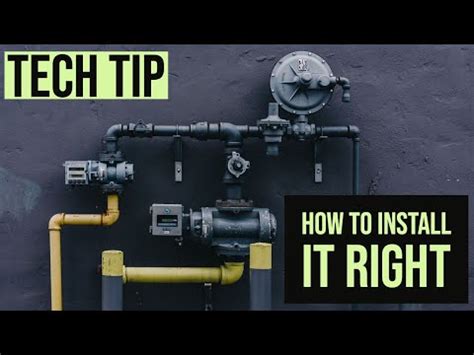 The correct way to install and vent a gas regulator and a big ...