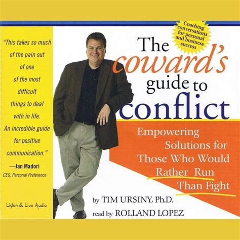 The coward s guide to conflict the coward s guide to conflict. - El corazon helado/ the frozen heart.