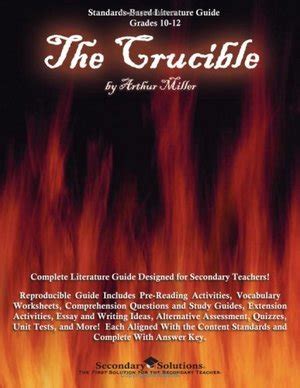 The crucible literature guide secondary solutions. - The slackers guide to project management.