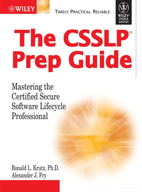 The csslp prep guide mastering the certified secure software lifecycle professional. - Ford mondeo workshop manual automatic gear.