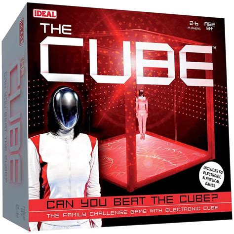 The cube game. Challenge your family to games based on the hit ITV gameshow The Cube . The show's nail-biting format has been cleverly downsized for this fun family game that retains all the best elements of the series. There are seven rounds of physical and electronic challenges to complete and players have just nine lives to use up before being booted out of the game. There are options to do a Trial Run or ... 