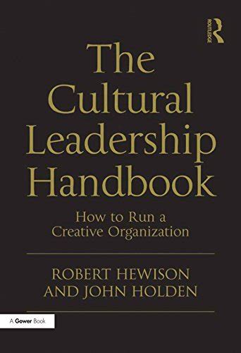 The cultural leadership handbook how to run a creative organization. - Jane goodall study guide scott foresman.