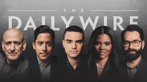 The dailey wire. The Daily Wire is a conservative website run by Ben Shapiro. [1] It was created by Shapiro and Jeremy Boreing when Shapiro still worked at Breitbart News. It was extremely critical of Donald Trump when Trump was running for President of the United States, though it generally reported on him more positively after he became president. 