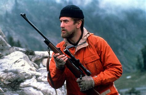 "The Deer Hunter" focuses on a group of Russian-American steelworker buddies who are excited to leave their small town to go and fight in Vietnam. Mike (Robert De Niro) is the macho man of the .... 