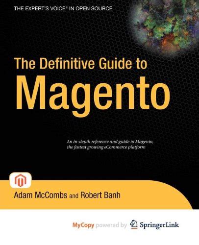 The definitive guide to magento by adam mccombs. - Introduction to real analysis 4th edition solutions manual.