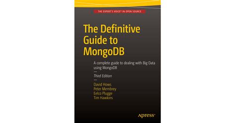 The definitive guide to mongodb third edition a complete guide to dealing with big data using mongodb. - Electrical design manual office of construction.