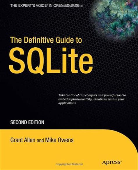 The definitive guide to sqlite 2nd edition. - Honda and acura performance handbook free ebook.