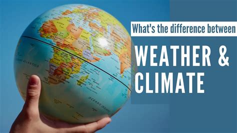 The difference between weather and climate... - YouTube