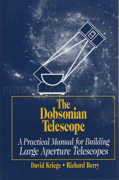 The dobsonian telescope a practical manual for building large aperture telescopes. - Codigo de policia de bogota d.c..