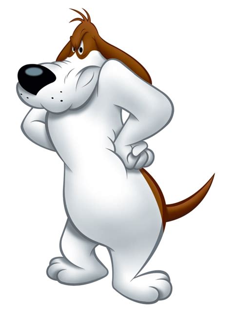 The dog from looney tunes. The Looney Tunes and Merrie Melodies series of animated shorts released by Warner Bros. feature a range of characters which are listed and briefly detailed here. Major characters from the franchise include Bugs Bunny, Daffy Duck, Elmer Fudd, Foghorn Leghorn, Granny, Lola Bunny, Marvin the Martian, Pepé Le Pew, Porky Pig, Speedy Gonzales, Sylvester the Cat, the Tasmanian Devil (Taz), Tweety ... 