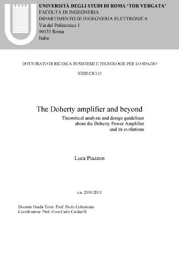 The doherty amplifier and beyond theoretical analysis and design guidelines. - Pesadelos, como é que eu escapei dos fornos de auschwitz e dachau.