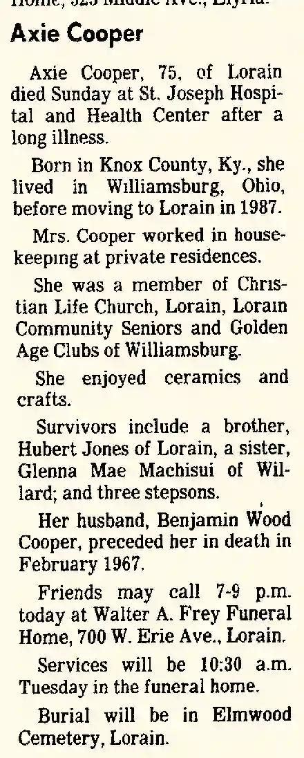 Read Elyria Chronicle Telegram Newspaper Archives, Jul 7, 2000, p. 41 with family history and genealogy records from elyria, ohio 1919-2024. ... 2000, Elyria, OhioFriday july 7, 2000 the chronicle Telegram obituaries local Rosemary e. Geres Rosemary e. Geres 76, of Lorain died tuesday at Community health partners Hospital …