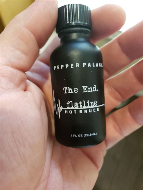  DontPrayForMe. •. I just left a pepper palace, I asked about The hottest sauce the had and the dude said “oh definitely this shit right here” and pointed to the end flatline. So I picked up the bottle and accidentally got some on my finger so I tasted that, hurt like a bitch so I bought a bottle and the dude just looked at me like I was ... . 