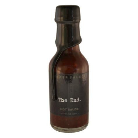 The end hot sauce. Hot sauce, however, was a genuine source of curiosity. ... This feels like the level of heat that was considered just at the top end of the tolerable scale for white people in the eighties. It’s ... 