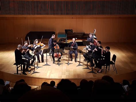 The ensemble performs on