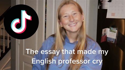 The essay that made the professor cry. Things To Know About The essay that made the professor cry. 