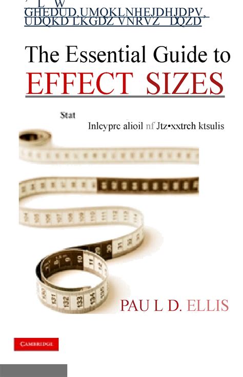 The essential guide to effect sizes. - Hr plantilla de informe de diligencia debida.