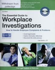 The essential guide to workplace investigations by lisa guerin. - Deviante subjekte. die paradoxe politik der identität..