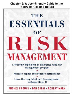 The essentials of risk management chapter 5 a user friendly guide to the theory of risk and return. - Vodafone smart tab 7 user guide.