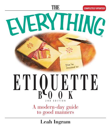 The everything etiquette book a modern day guide to good. - Stihl kettensäge reparaturanleitung 034 av super.