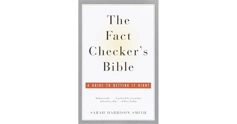 The fact checkers bible a guide to getting it right. - Poser 8 revealed the official guide.