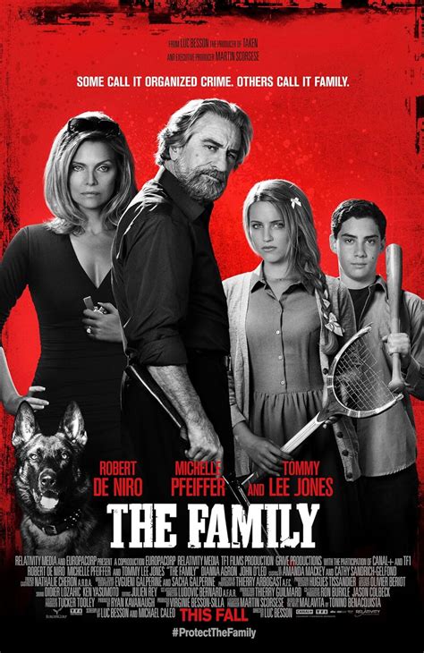 The family 2013 watch. AKA: Malavita (eng), The Family (eng), Малавiта (eng) Movie Rating:6.3 / 10 (121798) [ Some call it organized crime. Others call it family. ] - The Manzoni family, a notorious mafia clan, is relocated to Normandy, France under the witness protection program, where fitting in soon becomes challenging as their old habits die hard. 