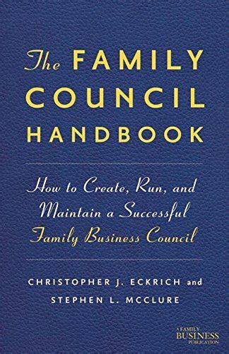 The family council handbook how to create run and maintain. - Estudios sobre el contrato de compraventa.