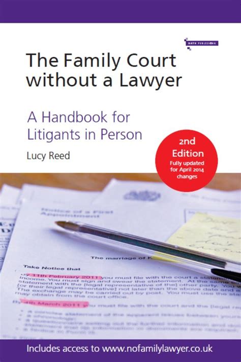 The family court without a lawyer a handbook for litigants in person. - The musicians way a guide to practice performance and wellness gerald klickstein.