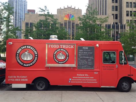 The fat shallot. The Fat Shallot is a Chicago pioneer as one of the first food trucks that could legally cook items onboard the vehicle. After a contentious debate between food truck owners and the restaurant ... 