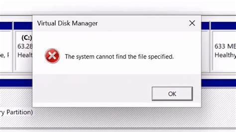 The file specified is not a virtual disk.  This error essentially indic...