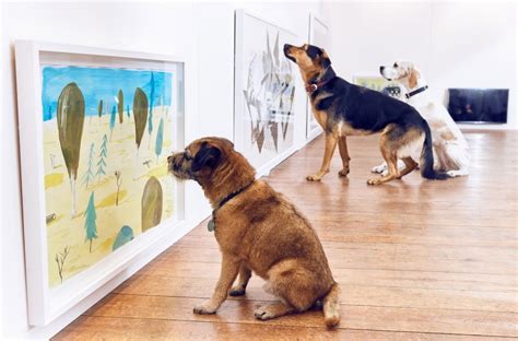 The first art exhibition for dogs Art UK